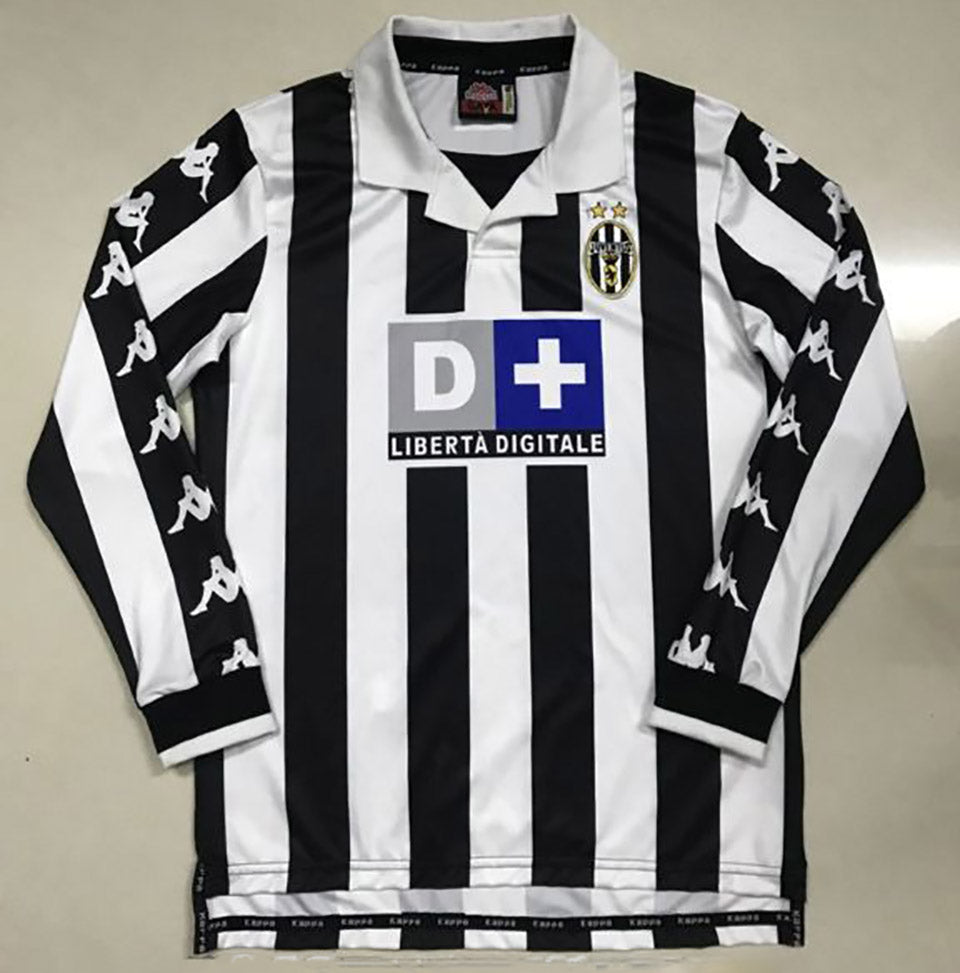 Maillot Juventus Domicile Manches Longues Rétro 1999