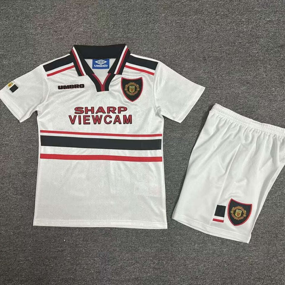 Maillot Manchester United Extérieur Rétro 1998/99 Enfant