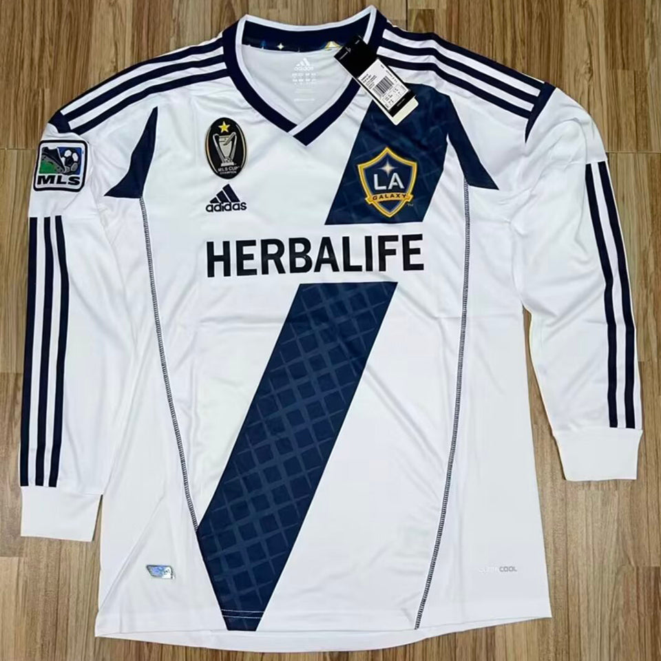 Maillot La Galaxy Fc Domicile Manches Longues Rétro