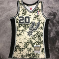 Maillot Spurs Ginobili 20 Camo Rétro 2013/14