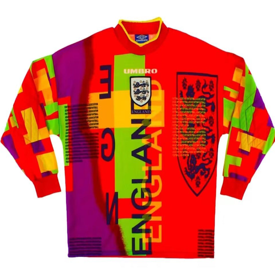 Maillot Angleterre Gardien Manches Longues Rétro 1996