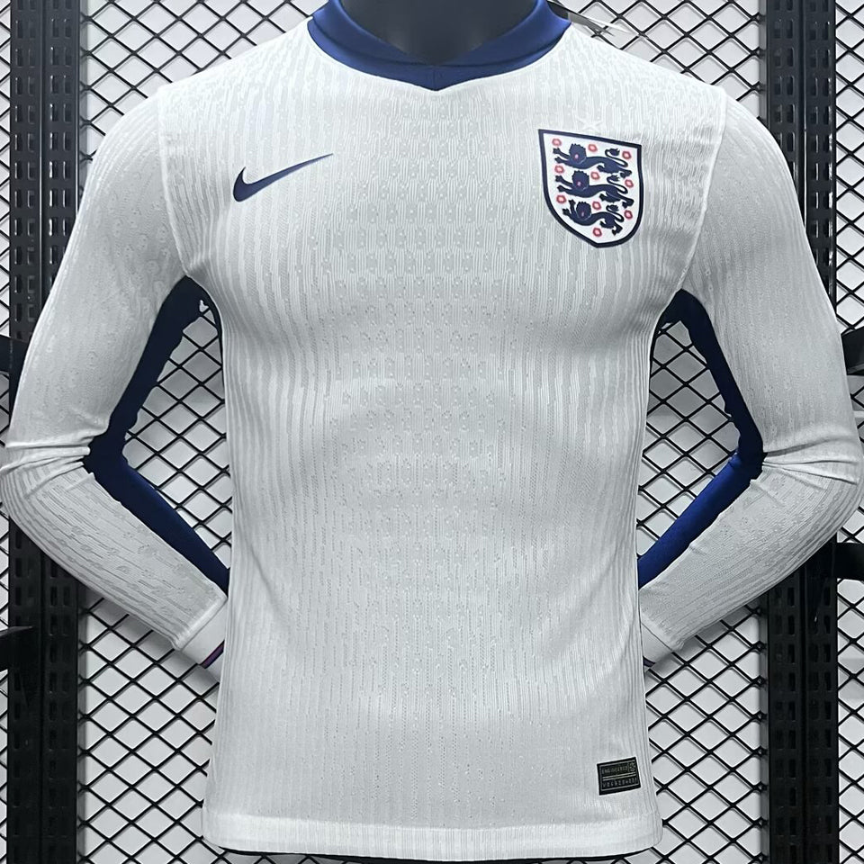Maillot Angleterre Domicile Manches Longues 2024/25 (Version Joueur)