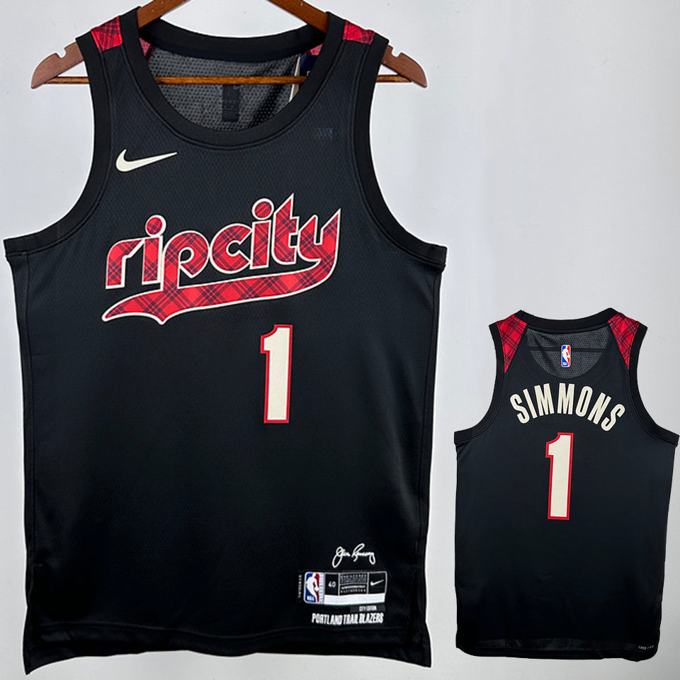 Maillot Trail Blazers Simmons 1 2024/25