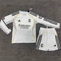 Maillot Real Madrid Domicile Manches Longues 2025/26 Enfant