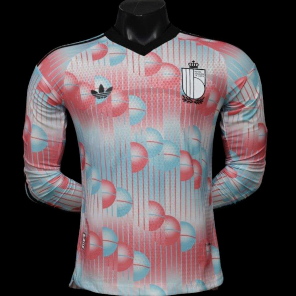 Maillot Belgique Manches Longues Extérieur 2026/27 (Version Joueur)