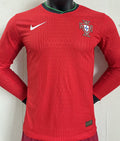 Maillot Portugal Domicile Manches Longues 2024/25 (Version Joueur)