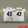 Maillot Polamalu 43 Pittsburgh Steelers Rétro Enfant