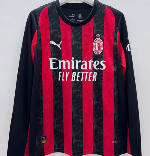 Maillot AC Milan Domicile Manches Longues 2025/26
