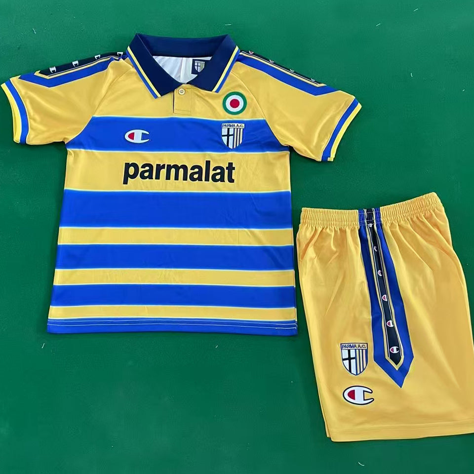 Maillot Parma Domicile Rétro 1999 Enfant