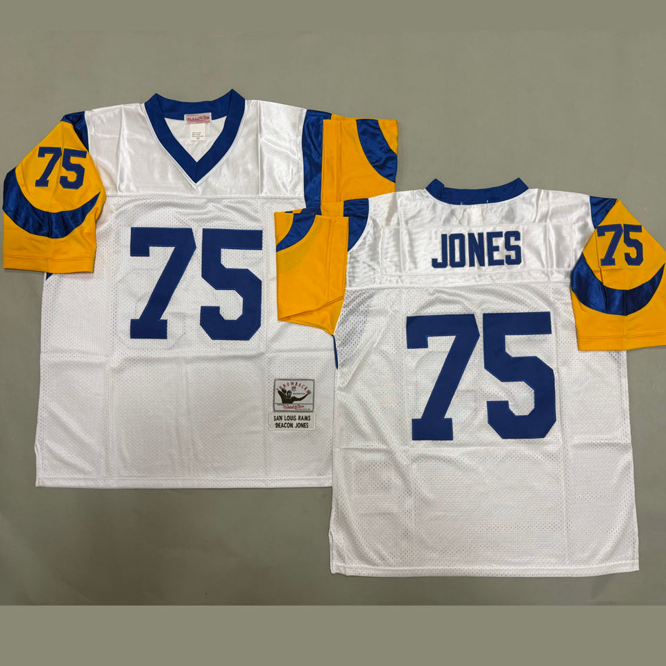 Maillot Jones 75 Men S Los Angeles Rams Rétro