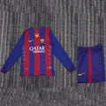 Maillot Barcelone Domicile Manches Longues Rétro 2014/15 Enfant