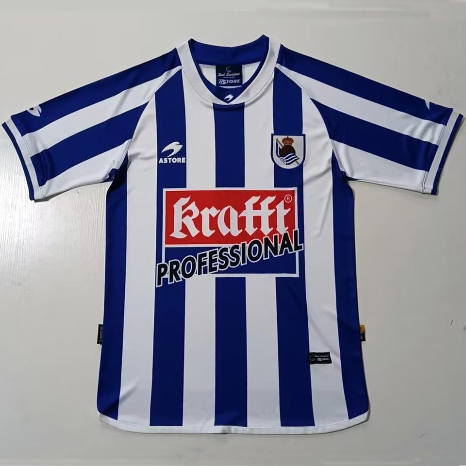 Maillot Real Sociedad Domicile Rétro 2002/03
