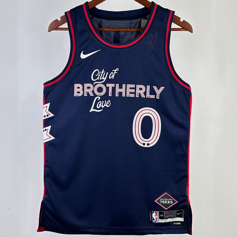 Maillot 76Ers Maxey 0 Sapphire 2023/24