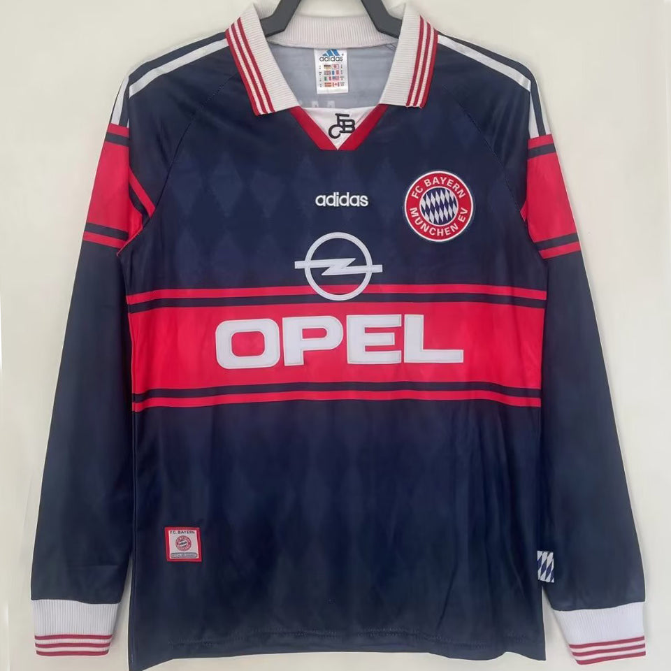 Maillot Bayern Munich Domicile Manches Longues Rétro