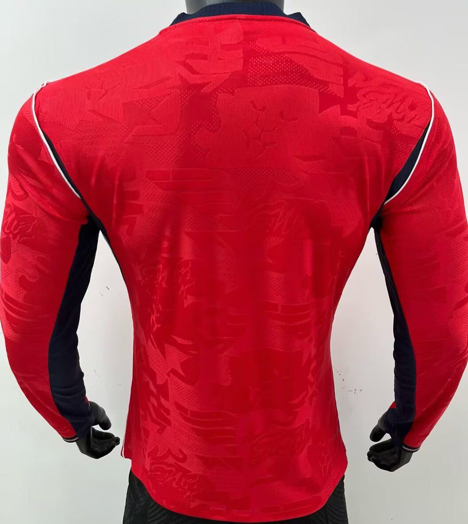 Maillot Angleterre Extérieur Manches Longues 2026/27 (Version Joueur)