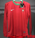 Maillot Portugal Domicile Manches Longues Rétro 2012 (Version Joueur)