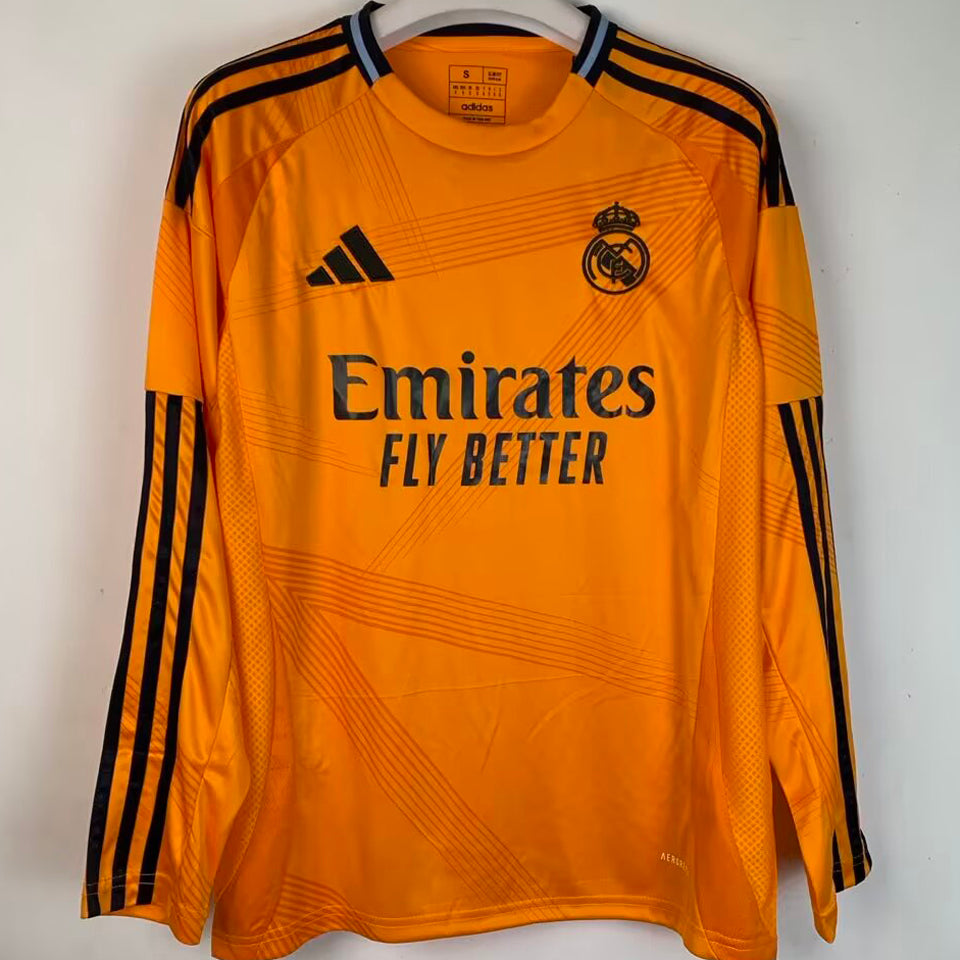 Maillot Real Madrid Extérieur Manches Longues 2024/25