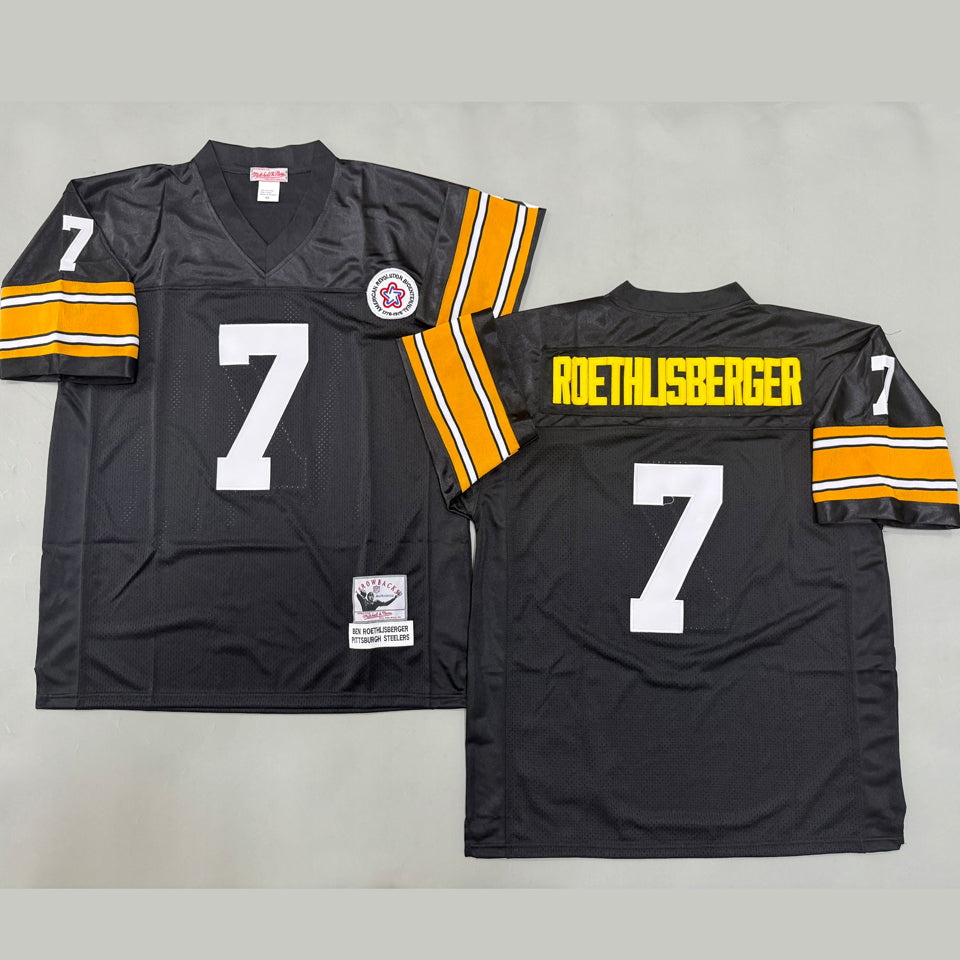 Maillot Roethlisberger 7 Men S Pittsburgh Steelers Rétro