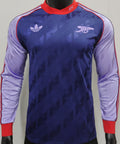 Maillot Arsenal Manches Longues Rétro 2025 (Version Joueur)