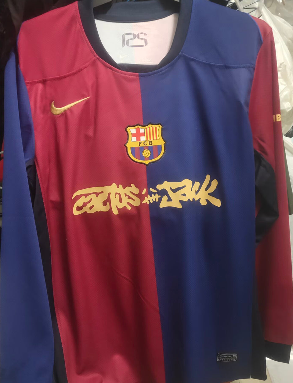 Maillot Barcelone Domicile Manches Longues 2024/25