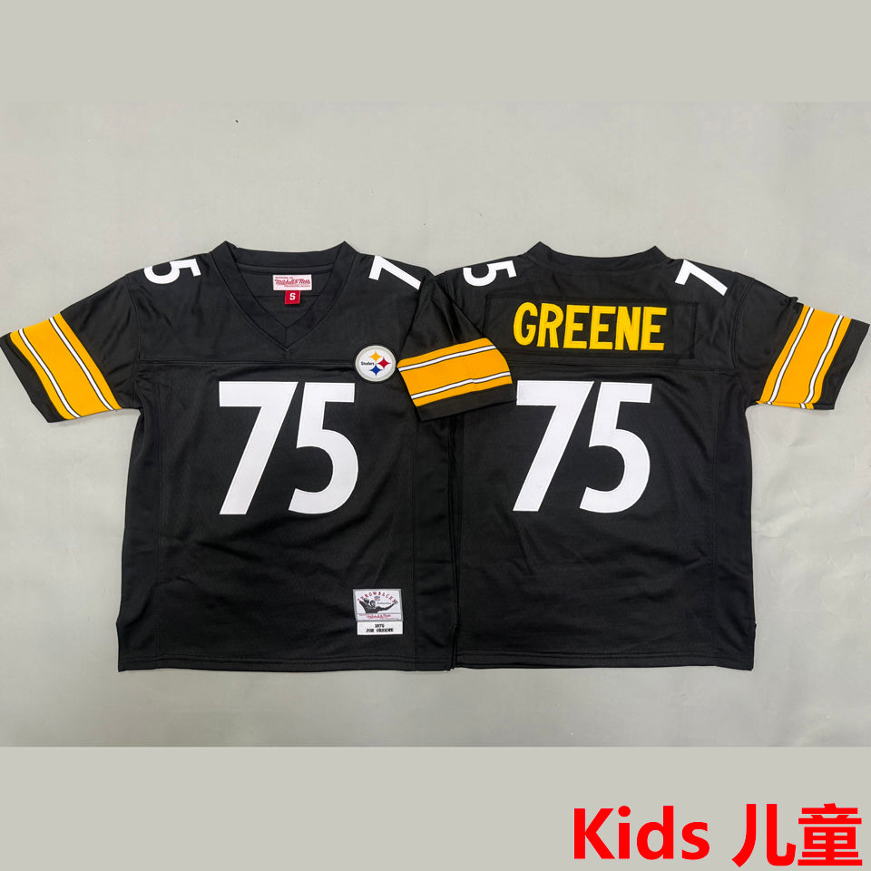 Maillot Greene 75 Pittsburgh Steelers Rétro Enfant