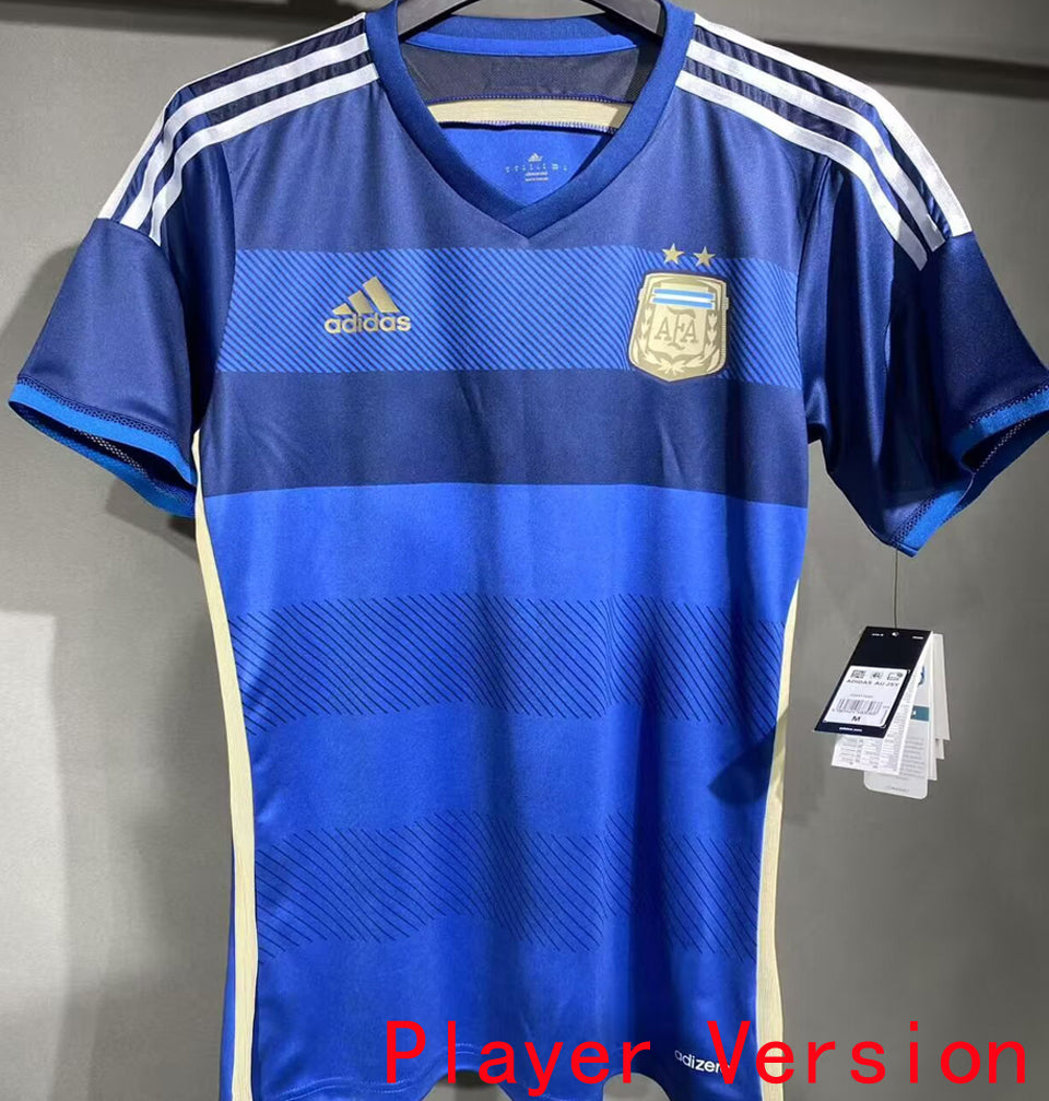 Maillot Argentine Extérieur Rétro (Version Joueur)
