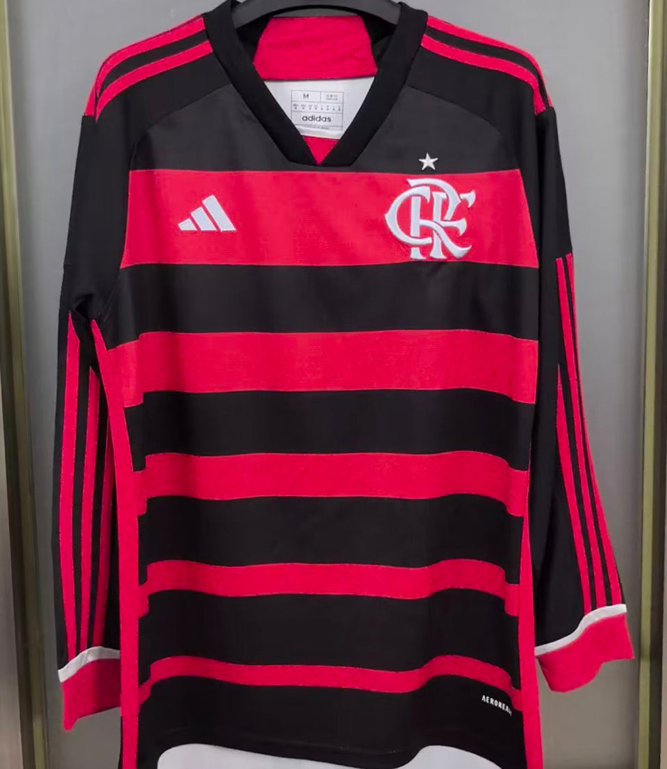 Maillot Flamengo Domicile Manches Longues 2024/25
