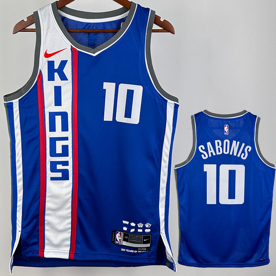 Maillot Kings Sabonis 10 2024