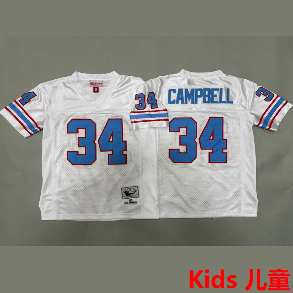 Maillot Campbell 34 Tennessee Titans Rétro Enfant