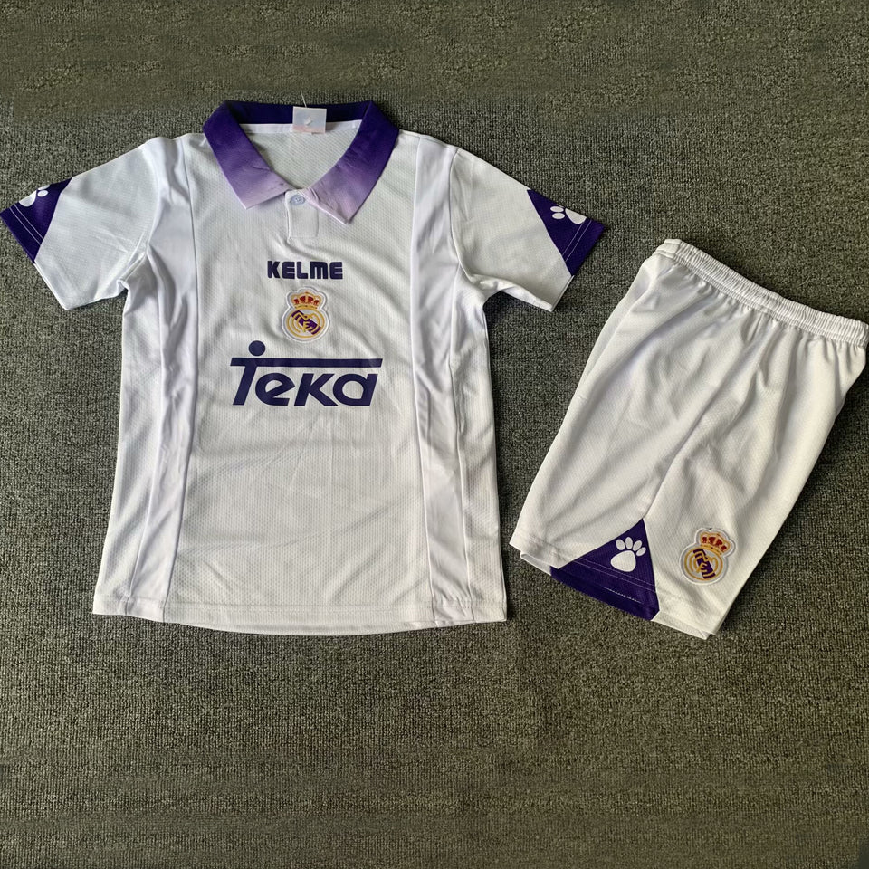 Maillot Real Madrid Domicile Rétro 1997/98 Enfant