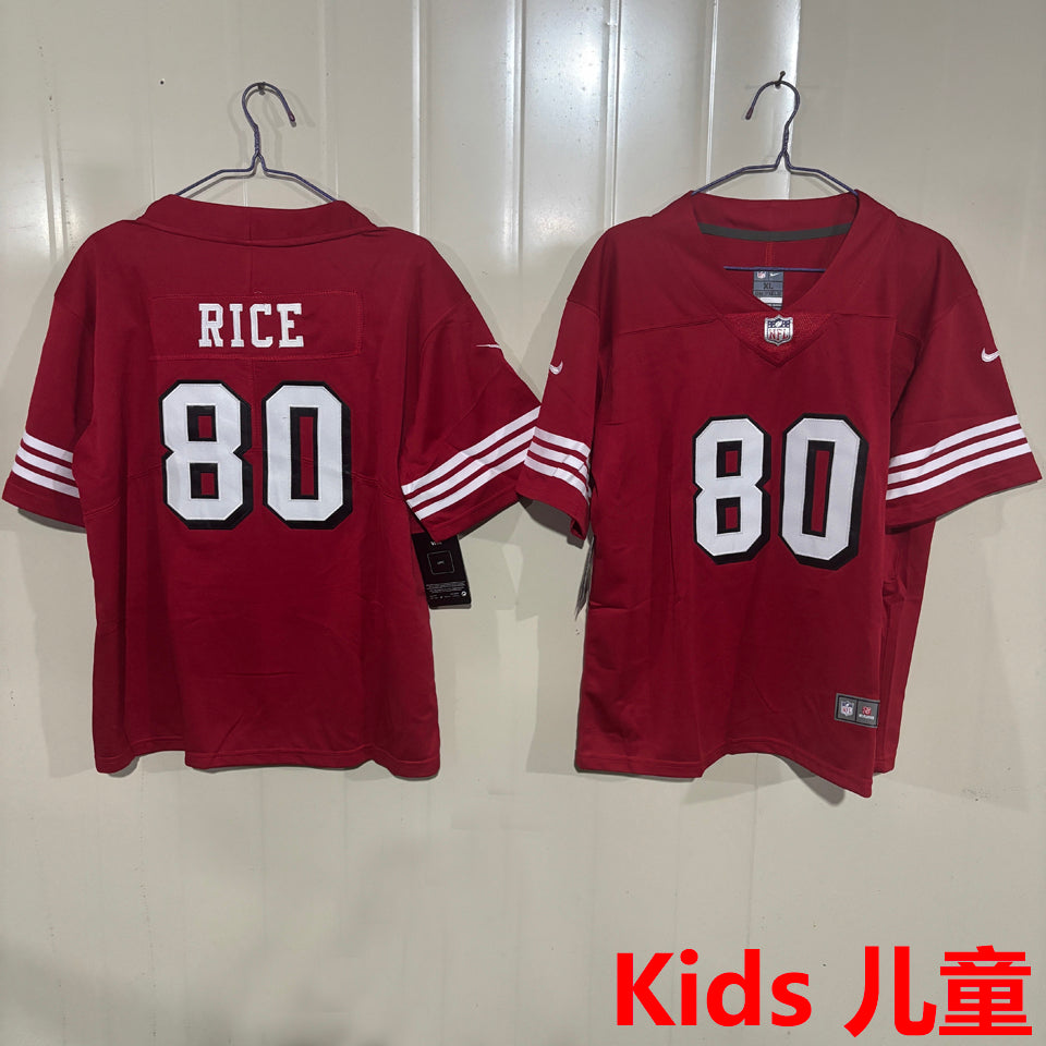 Maillot Rice 80 San Francisco 49Ers Enfant