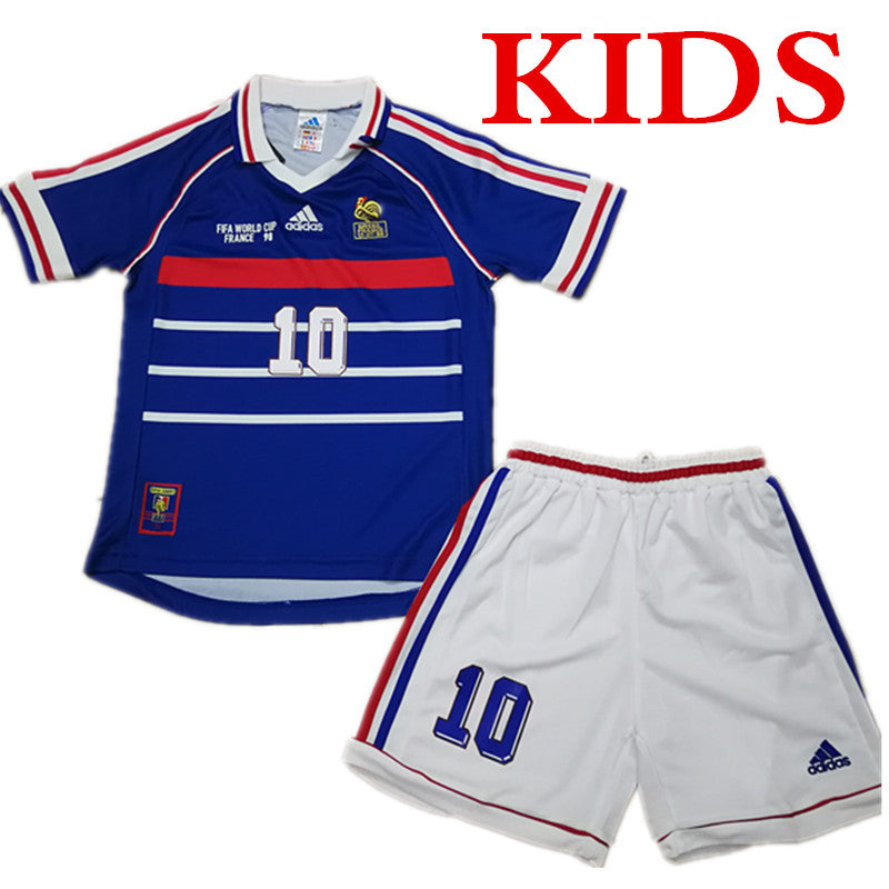 Maillot France Domicile Rétro 1998 Enfant