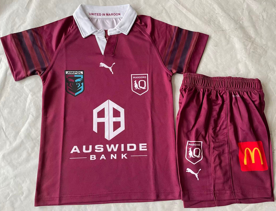 Maillot Maroons Domicile 2024 Enfant