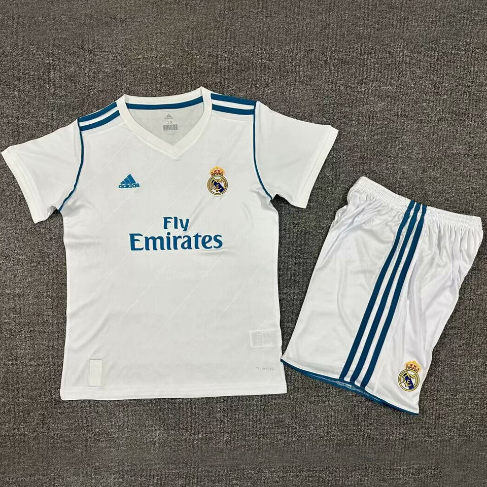Maillot Real Madrid Domicile Rétro 2017/18 Enfant