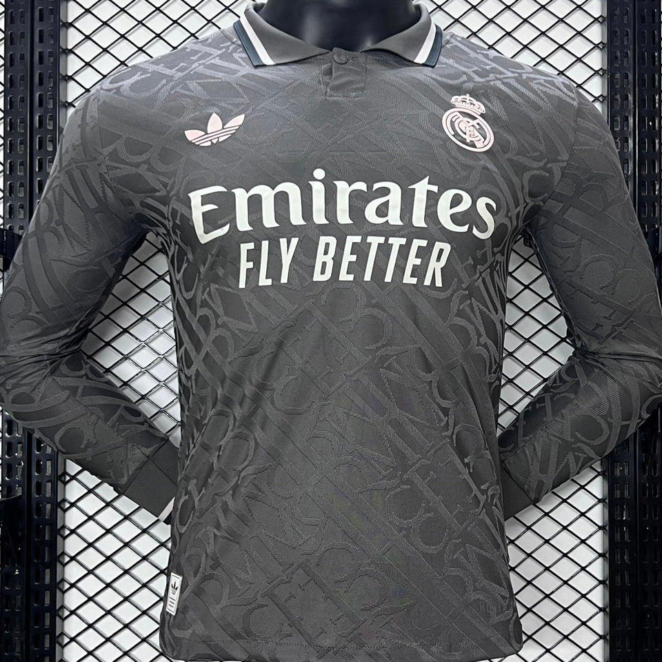 Maillot Real Madrid Third Manches Longues 2024/25 (Version Joueur)