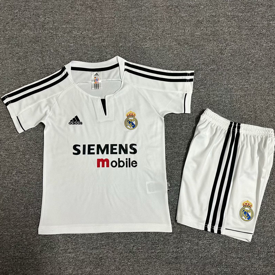Maillot Real Madrid Domicile Rétro 2003/04 Enfant