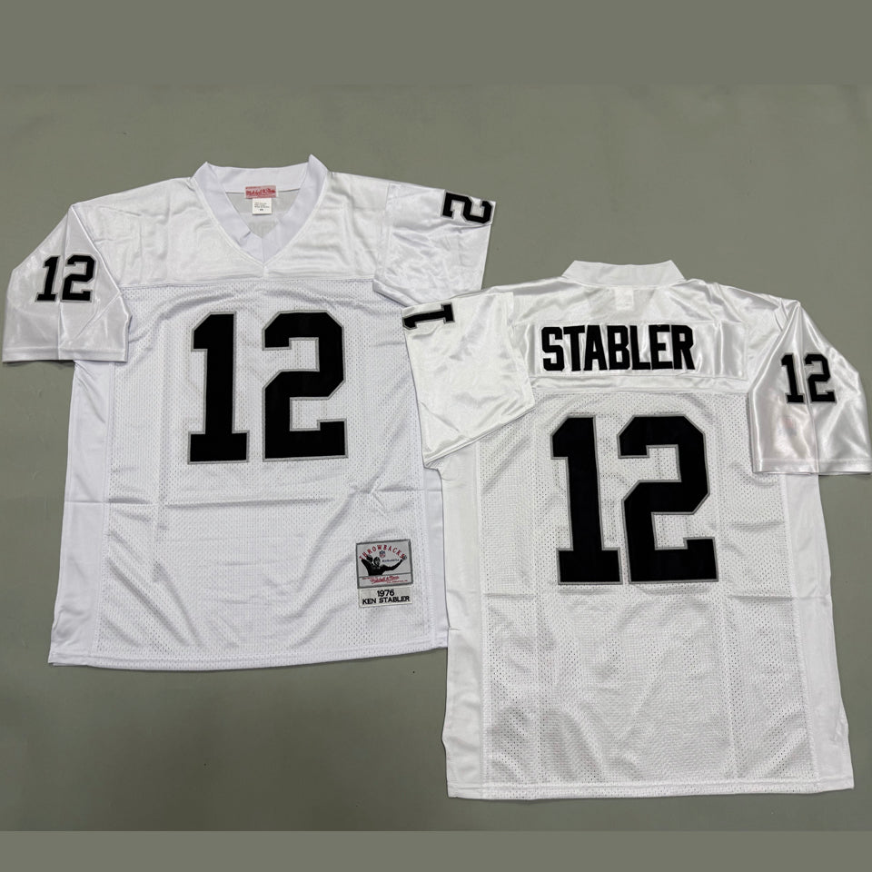 Maillot Stabler 12 Men S Las Vegas Raiders Rétro