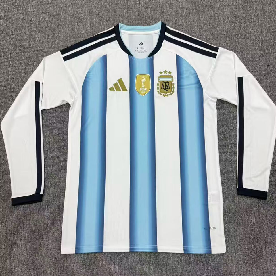 Maillot Argentine Domicile Manches Longues 2026