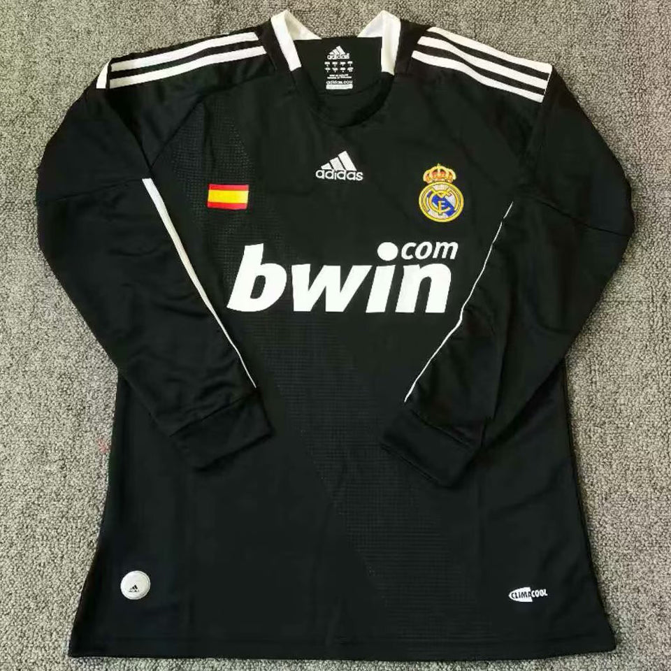 Maillot Real Madrid Extérieur Manches Longues Rétro 2008/09