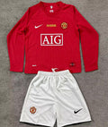 Maillot Manchester United Domicile Manches Longues Rétro 2007/08 Enfant