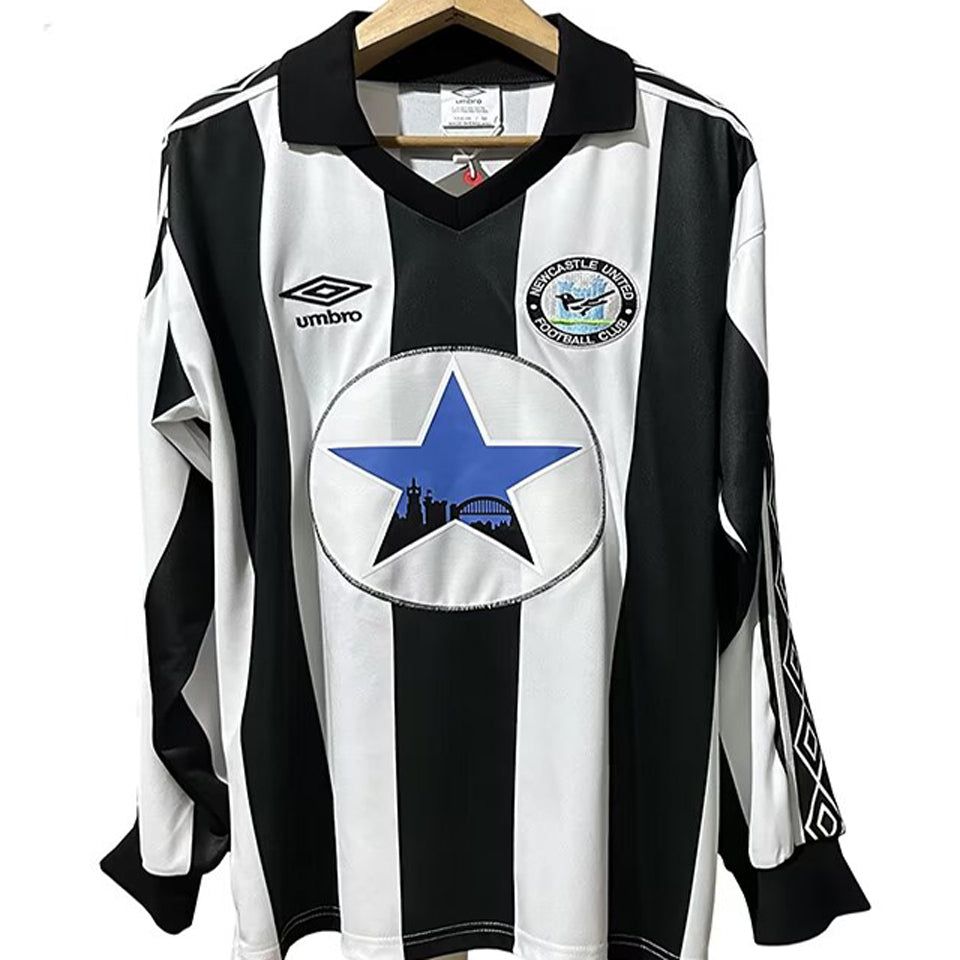 Maillot Newcastle Domicile Manches Longues Rétro
