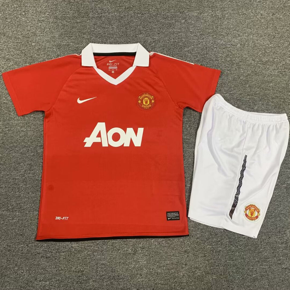 Maillot Manchester United Domicile Rétro 2010/11 Enfant