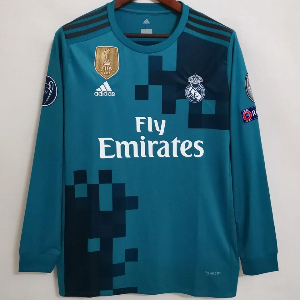 Maillot Real Madrid Manches Longues Rétro 2017/18