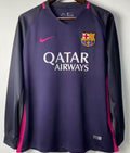Maillot Barcelone Extérieur Manches Longues Rétro 2016/17