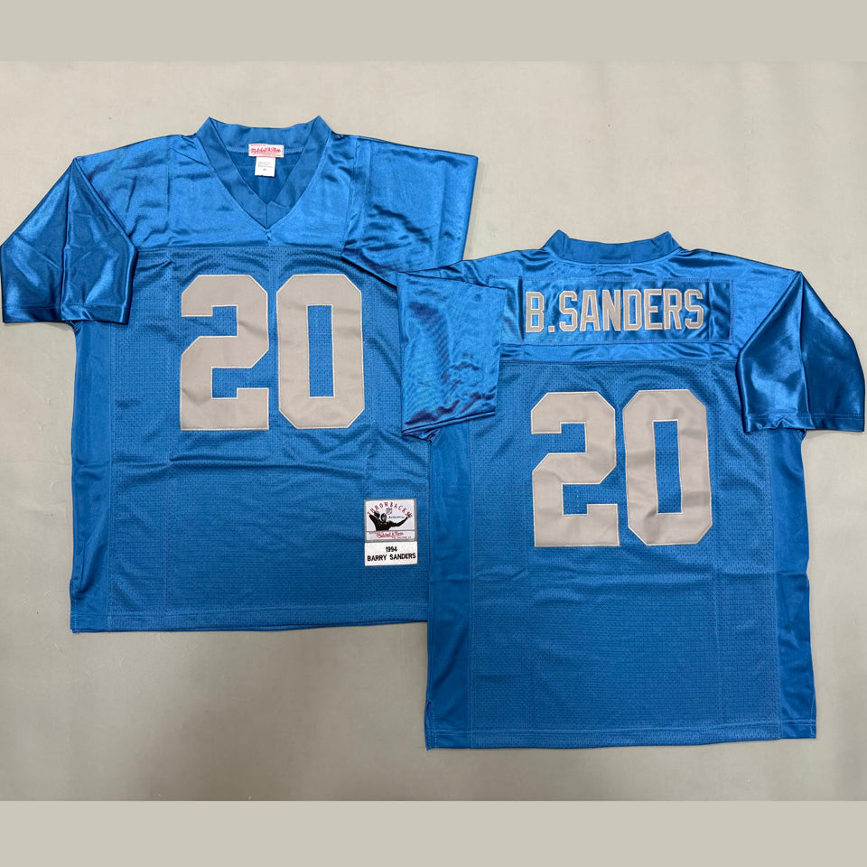 Maillot Sanders 20 Men S Detroit Lions Rétro