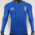 Maillot Italie Domicile Manches Longues 2026/27 (Version Joueur)