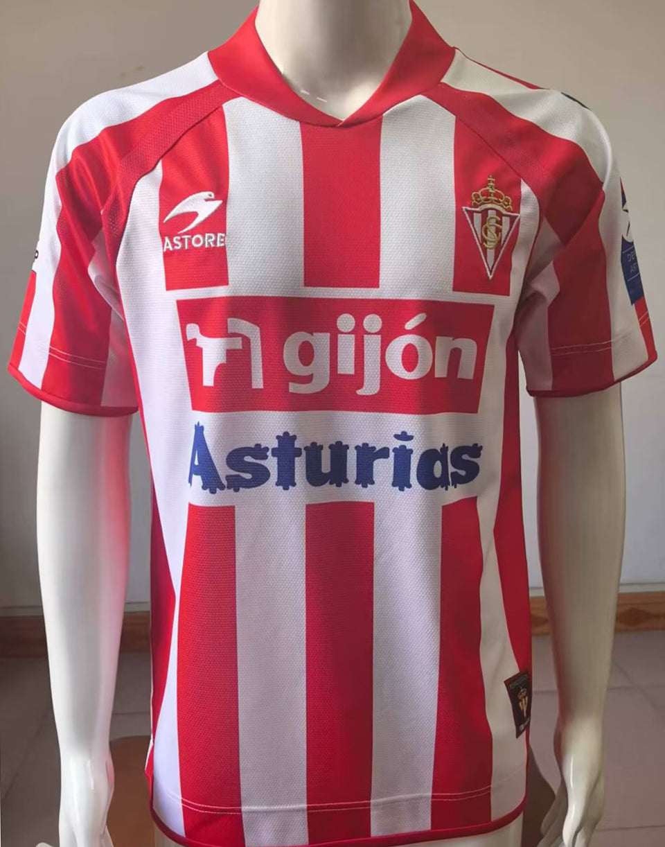 Maillot Sporting Gijón Domicile Rétro 2008