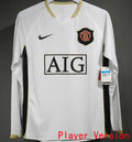 Maillot Manchester United Extérieur Manches Longues Rétro (Version Joueur)