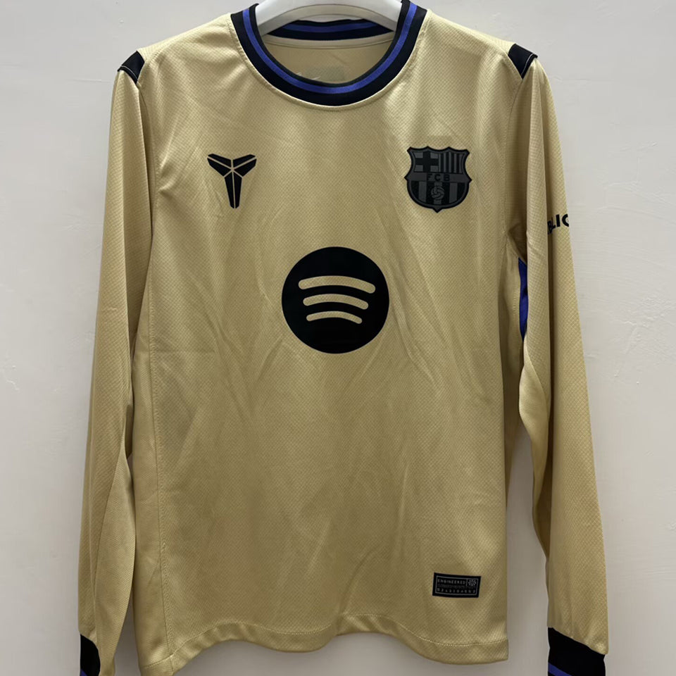 Maillot Barcelone Extérieur Manches Longues 2025/26