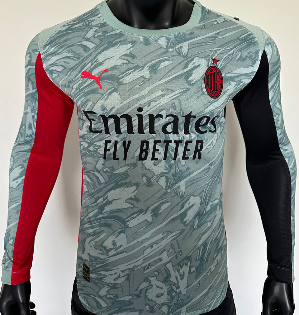 Maillot AC Milan Gardien Manches Longues 2025/26 (Version Joueur)